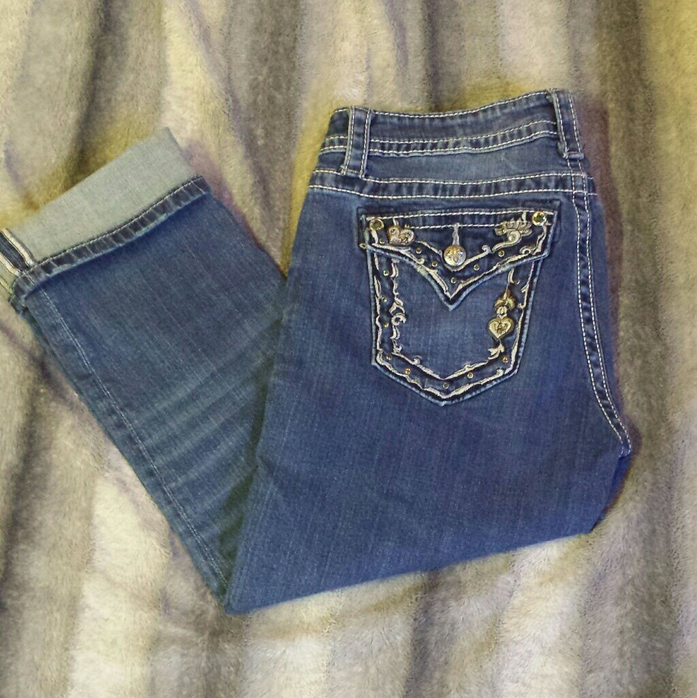 Miss Me Boyfriend Capri Jeans